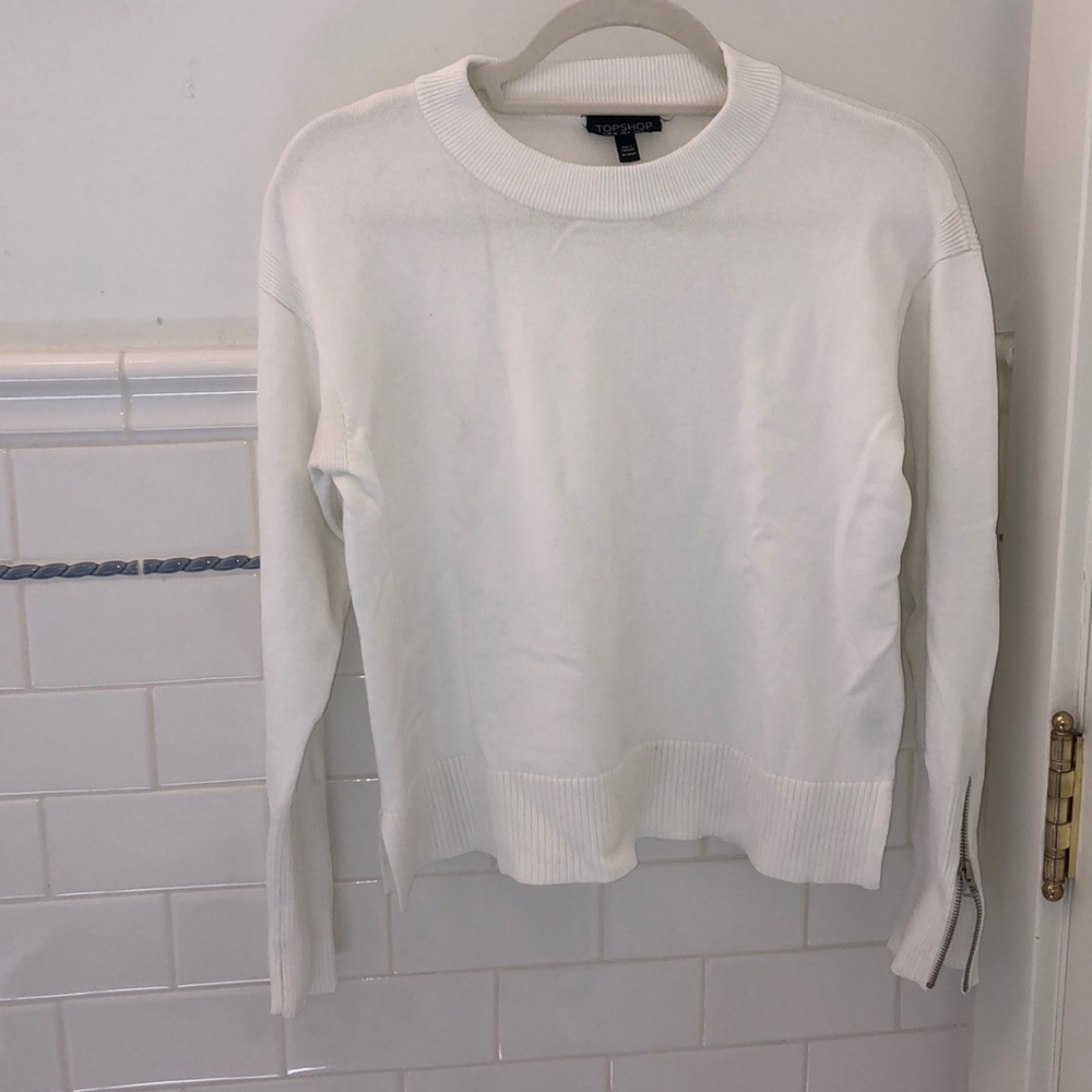 White Topshop Sweater
